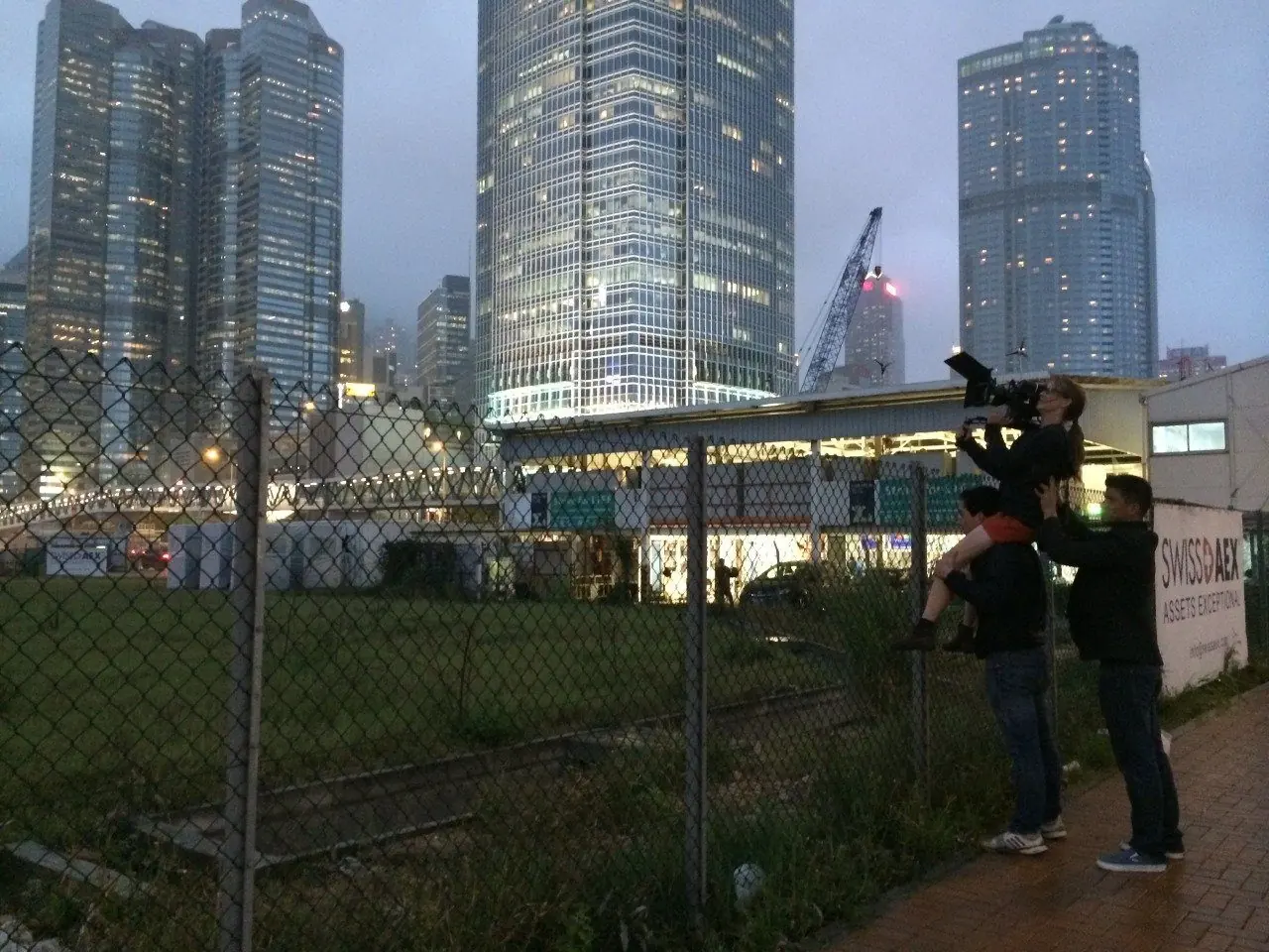 Rodaje en Hong Kong