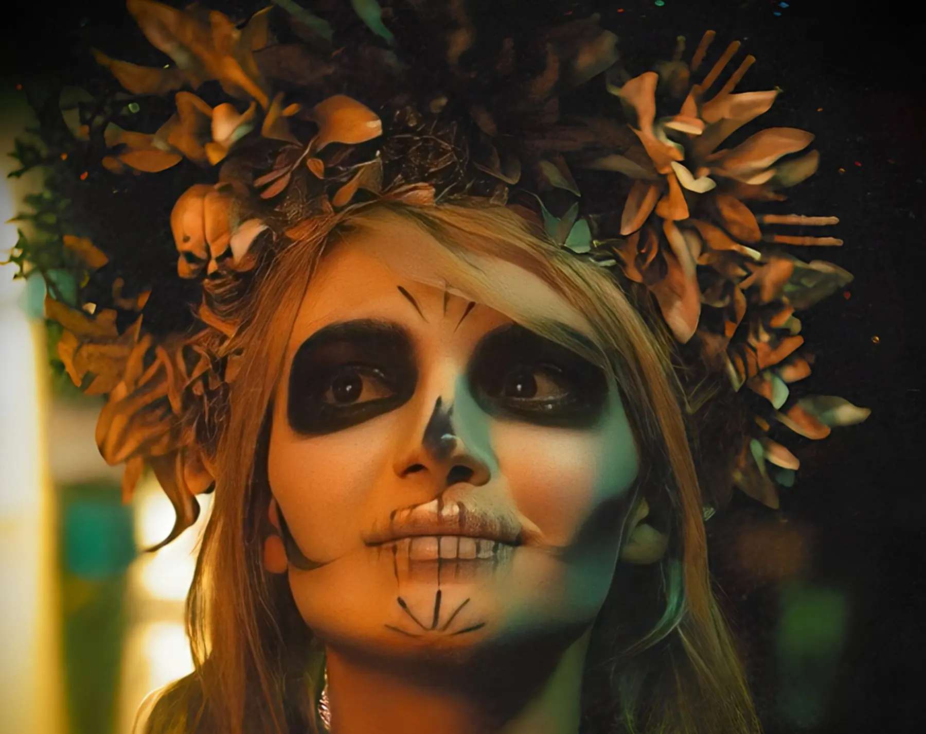 Catrina, arte de Día de Muertos